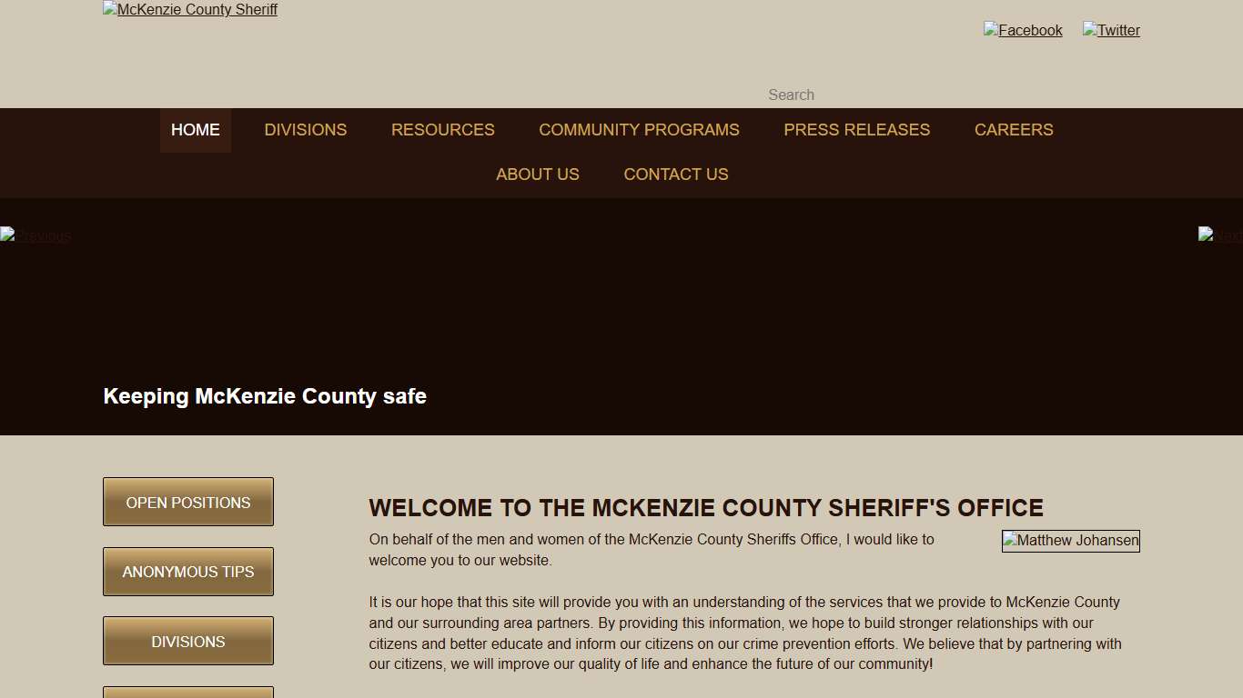 McKenzie County Sheriff