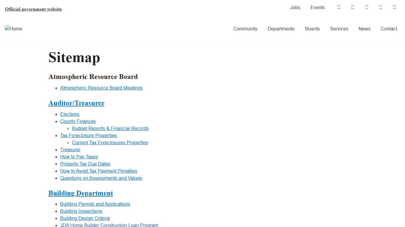 Sitemap - McKenzie County, ND